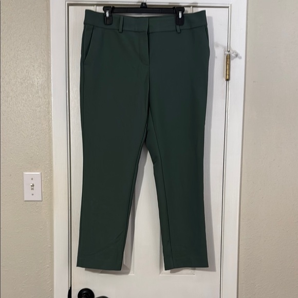LOFT Pants - LOFT Forest Green Cropped Pants